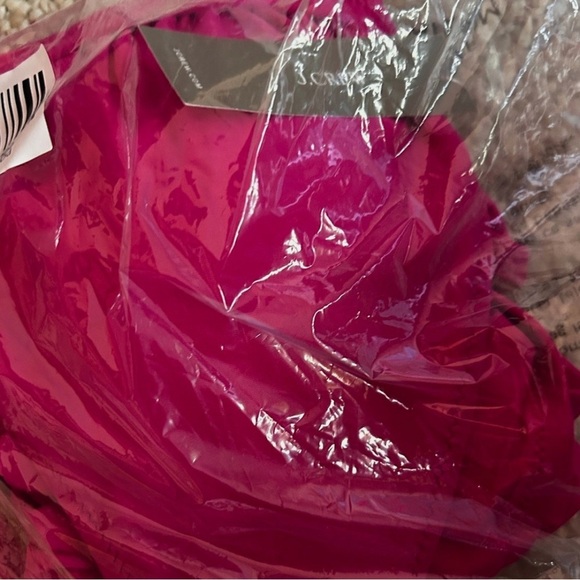 NWT J. Crew Ruched Ruffle One Piece Swimsuit Fuschia Pink Beach BP222 Various - Picture 3 of 3